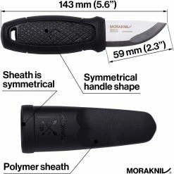 Morakniv Eldris Pocket-Size Fixed 2.2" 12C27 Blade All Fixed Blades 19 Morakniv Eldris Pocket-Size Fixed 2.2