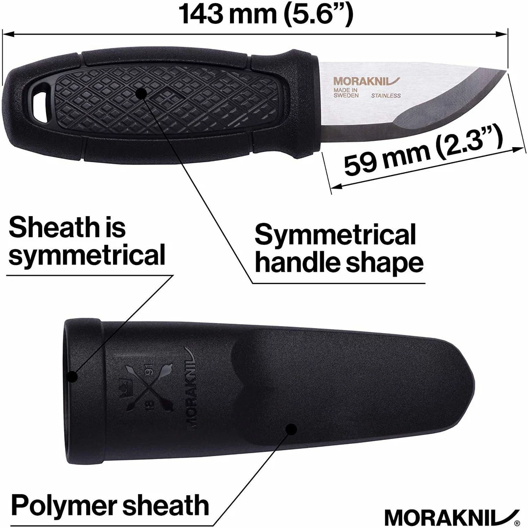 Morakniv Eldris Pocket-Size Fixed 2.2" 12C27 Blade All Fixed Blades 11 Morakniv Eldris Pocket-Size Fixed 2.2" 12C27 Blade All Fixed Blades