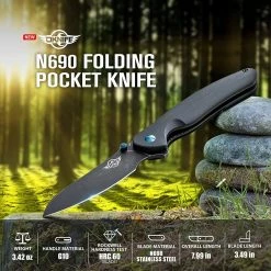 OLIGHT OKNIFE Drever N690 Tactical EDC Folding Pocket Knife - G10 13 OLIGHT OKNIFE Drever N690 Tactical EDC Folding Pocket Knife - G10