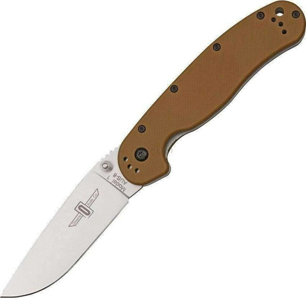 Ontario RAT 1 Plain Edge Folder Knife Ontario Knives 3 Ontario RAT 1 Plain Edge Folder Knife Ontario Knives