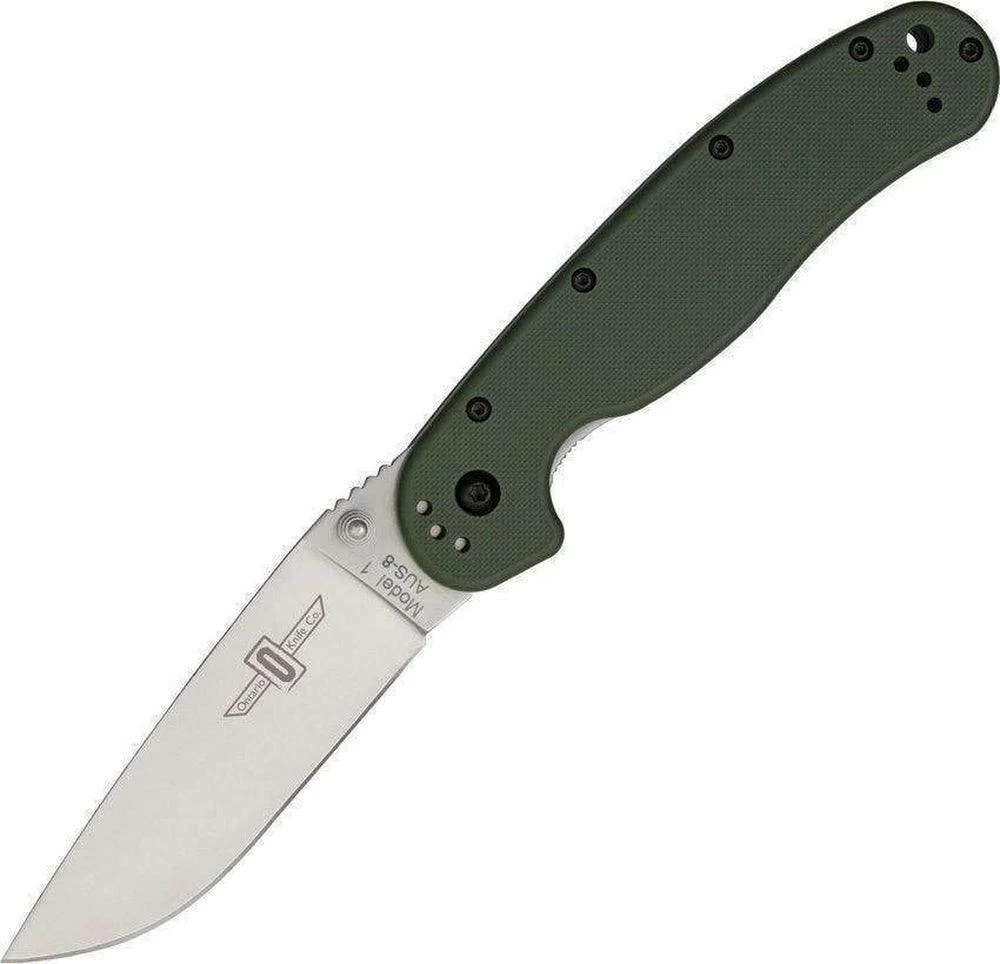 Ontario RAT 1 Plain Edge Folder Knife Ontario Knives 5 Ontario RAT 1 Plain Edge Folder Knife Ontario Knives