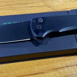 PROTECH KNIVES All Knife Brands Pro-Tech Malibu Wharncliffe Flipper Knife (3.3" DLC)