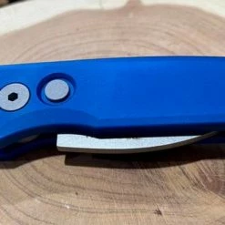 PROTECH KNIVES Pro-Tech Runt 5 Blue Handle Stonewash Wharncliffe 20-CV (R5101-Blue) All Knife Brands 10 PROTECH KNIVES Pro-Tech Runt 5 Blue Handle Stonewash Wharncliffe 20-CV (R5101-Blue) All Knife Brands