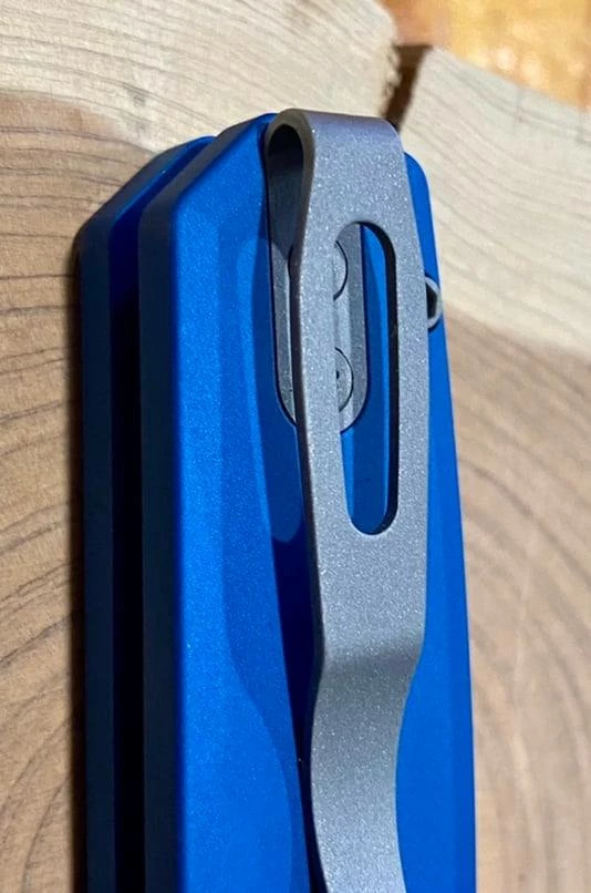 PROTECH KNIVES Pro-Tech Runt 5 Blue Handle Stonewash Wharncliffe 20-CV (R5101-Blue) All Knife Brands 8 PROTECH KNIVES Pro-Tech Runt 5 Blue Handle Stonewash Wharncliffe 20-CV (R5101-Blue) All Knife Brands