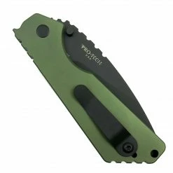 PROTECH KNIVES ProTech 2403 Green Strider SnG Auto Knife, 154CM Black Blade All Knife Brands