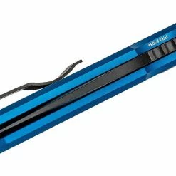 Protech Knives Les George SBR Black DLC Blue Handle Knife LG403-BLUE 9 Protech Knives Les George SBR Black DLC Blue Handle Knife LG403-BLUE