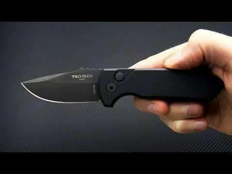 All Knife Brands Protech Knives Les George SBR Black DLC LG403 4 All Knife Brands Protech Knives Les George SBR Black DLC LG403