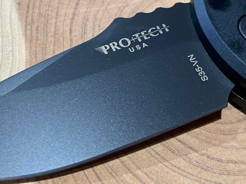 All Knife Brands Protech Knives Les George SBR Black DLC LG403 6 All Knife Brands Protech Knives Les George SBR Black DLC LG403