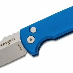 PROTECH KNIVES All Knife Brands Protech Les George SBR Stonewash Knife Aluminum (2.6") 11 PROTECH KNIVES All Knife Brands Protech Les George SBR Stonewash Knife Aluminum (2.6