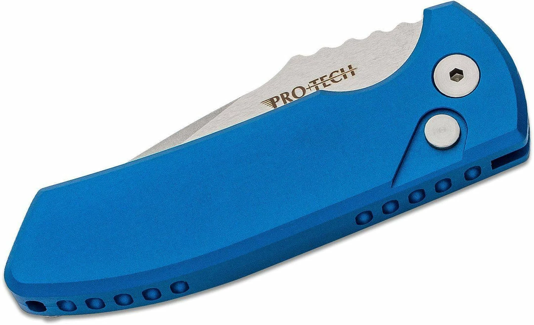 PROTECH KNIVES All Knife Brands Protech Les George SBR Stonewash Knife Aluminum (2.6") 8 PROTECH KNIVES All Knife Brands Protech Les George SBR Stonewash Knife Aluminum (2.6")