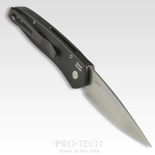 PROTECH KNIVES ProTech Newport Auto Knife Black (3" Stonewash) 3405 All Knife Brands 4 PROTECH KNIVES ProTech Newport Auto Knife Black (3" Stonewash) 3405 All Knife Brands