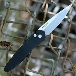 PROTECH KNIVES ProTech Newport Auto Knife Black (3" Stonewash) 3405 All Knife Brands 10 PROTECH KNIVES ProTech Newport Auto Knife Black (3