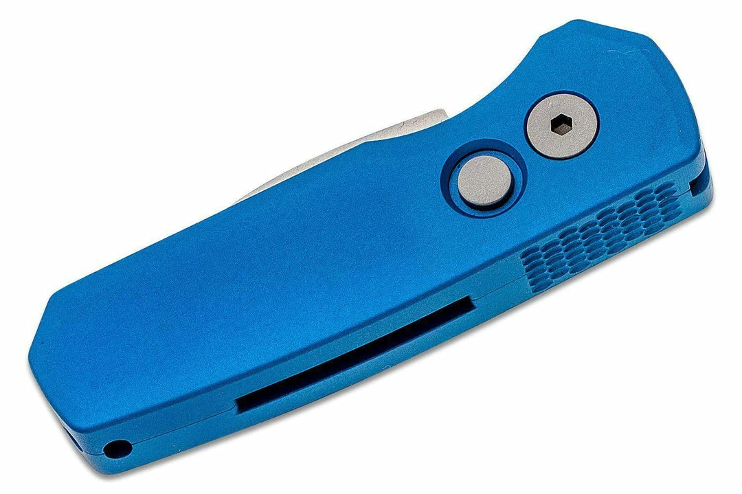 PROTECH KNIVES ProTech Runt 5 Blue Auto Knife Smooth Handle (USA) R5201 5 PROTECH KNIVES ProTech Runt 5 Blue Auto Knife Smooth Handle (USA) R5201