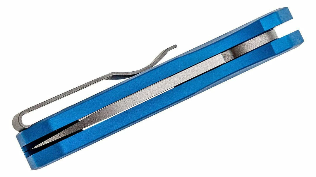 PROTECH KNIVES ProTech Runt 5 Blue Auto Knife Smooth Handle (USA) R5201 7 PROTECH KNIVES ProTech Runt 5 Blue Auto Knife Smooth Handle (USA) R5201