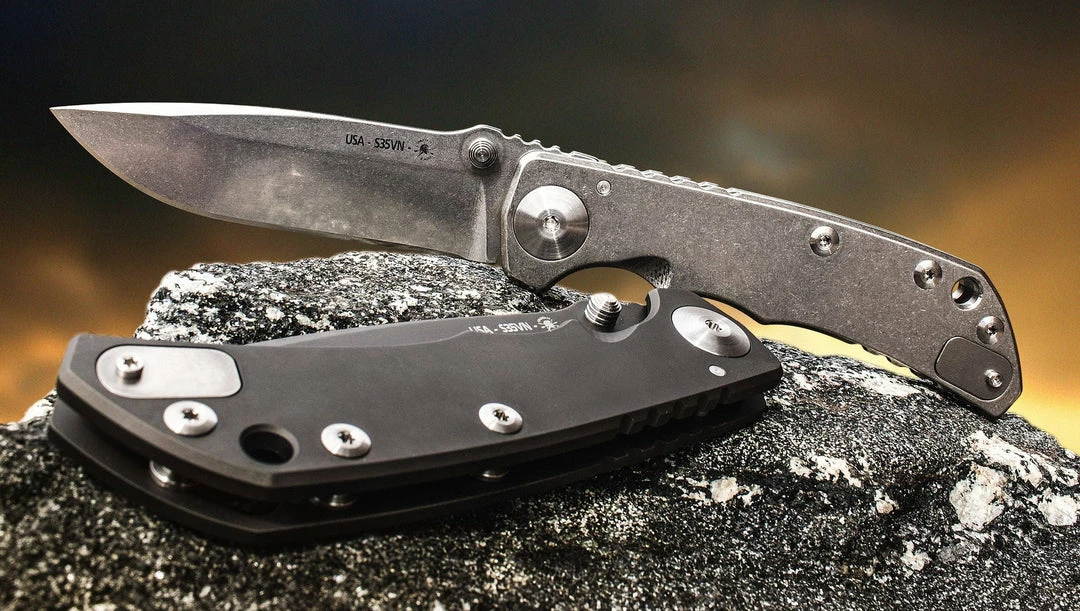 SPARTAN BLADES Spartan Harsey Folding SF5SW Knife 3.95" S45VN Titanium 4 SPARTAN BLADES Spartan Harsey Folding SF5SW Knife 3.95" S45VN Titanium