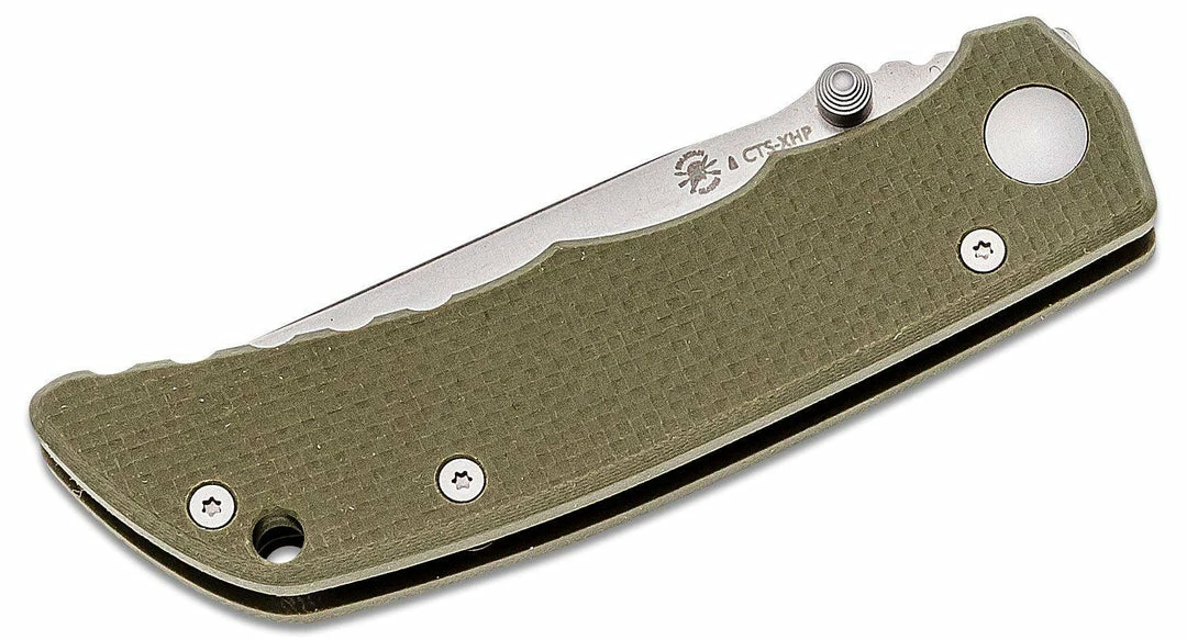 SPARTAN BLADES Spartan SFBL7GR Field Grade Harsey Talos Folding Knife 3.125" CTS-XHP 5 SPARTAN BLADES Spartan SFBL7GR Field Grade Harsey Talos Folding Knife 3.125" CTS-XHP