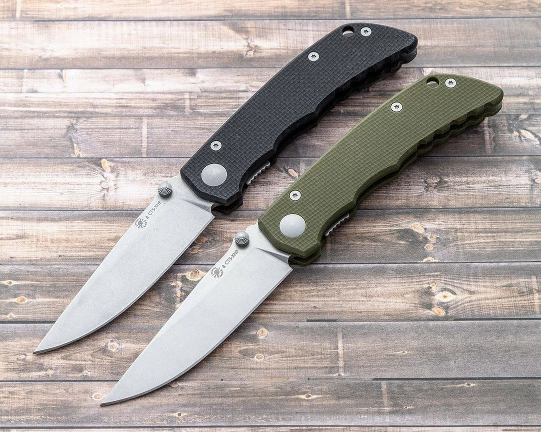 SPARTAN BLADES Spartan SFBL7GR Field Grade Harsey Talos Folding Knife 3.125" CTS-XHP 6 SPARTAN BLADES Spartan SFBL7GR Field Grade Harsey Talos Folding Knife 3.125" CTS-XHP