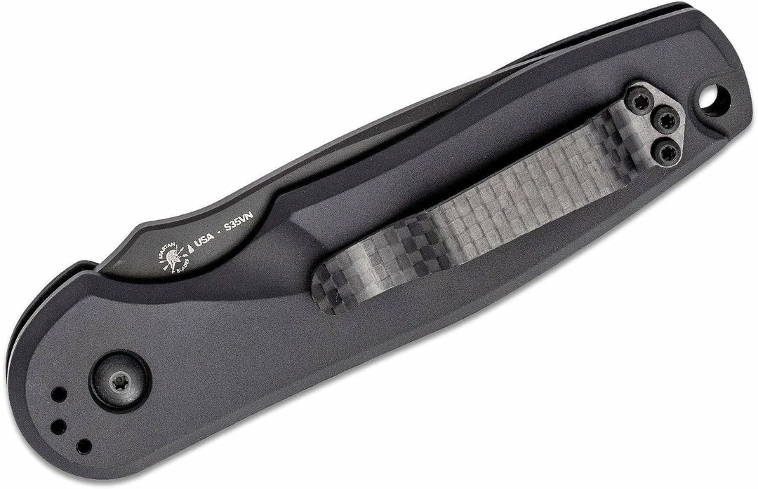 SPARTAN BLADES Spartan Zelos SF9BKBK Auto Folding Knife 3.25" S45VN Black PVD 5 SPARTAN BLADES Spartan Zelos SF9BKBK Auto Folding Knife 3.25" S45VN Black PVD