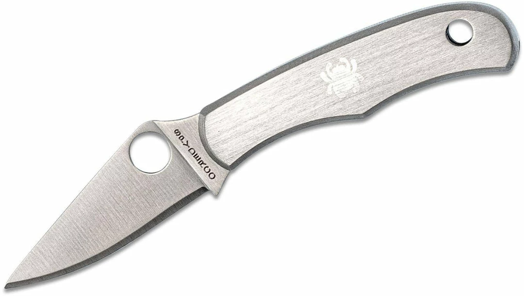 Spyderco Bug Non-Locking Knife Stainless Steel - PlainEdge Spyderco Knives 3 Spyderco Bug Non-Locking Knife Stainless Steel - PlainEdge Spyderco Knives