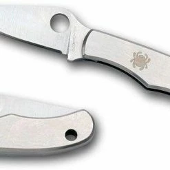 Spyderco Bug Non-Locking Knife Stainless Steel - PlainEdge Spyderco Knives 10 Spyderco Bug Non-Locking Knife Stainless Steel - PlainEdge Spyderco Knives