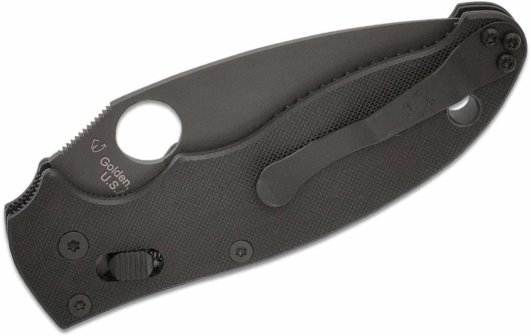 Spyderco C101GPBBK2 Manix 2 Knife Tactical (3.375" Black) Spyderco Knives 5 Spyderco C101GPBBK2 Manix 2 Knife Tactical (3.375" Black) Spyderco Knives