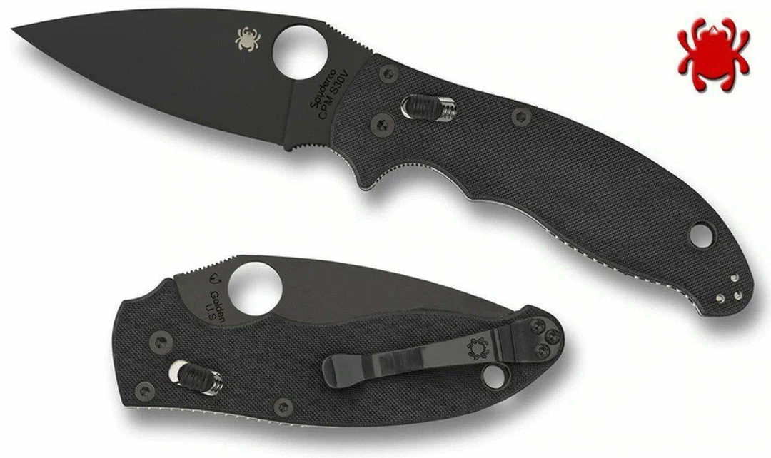 Spyderco C101GPBBK2 Manix 2 Knife Tactical (3.375" Black) Spyderco Knives 6 Spyderco C101GPBBK2 Manix 2 Knife Tactical (3.375" Black) Spyderco Knives