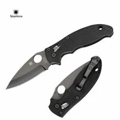 Spyderco C101GPBBK2 Manix 2 Knife Tactical (3.375" Black) Spyderco Knives 12 Spyderco C101GPBBK2 Manix 2 Knife Tactical (3.375