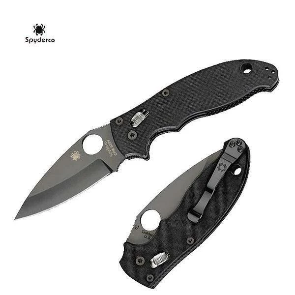 Spyderco C101GPBBK2 Manix 2 Knife Tactical (3.375" Black) Spyderco Knives 7 Spyderco C101GPBBK2 Manix 2 Knife Tactical (3.375" Black) Spyderco Knives