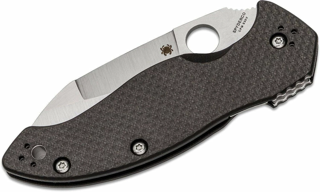 Spyderco C248CFP Kelly McCann Canis Folding Knife 3.36" S30V 4 Spyderco C248CFP Kelly McCann Canis Folding Knife 3.36" S30V