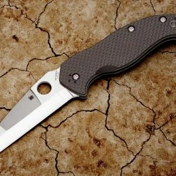 Spyderco C248CFP Kelly McCann Canis Folding Knife 3.36" S30V 12 Spyderco C248CFP Kelly McCann Canis Folding Knife 3.36