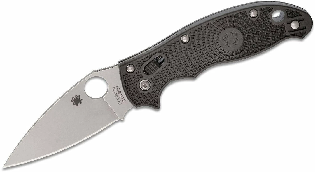 Spyderco Manix 2 Knife Plain Blade Black Handles Spyderco Knives 3 Spyderco Manix 2 Knife Plain Blade Black Handles Spyderco Knives