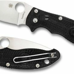 Spyderco Manix 2 Knife Plain Blade Black Handles Spyderco Knives 11 Spyderco Manix 2 Knife Plain Blade Black Handles Spyderco Knives