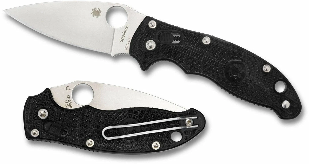 Spyderco Manix 2 Knife Plain Blade Black Handles Spyderco Knives 7 Spyderco Manix 2 Knife Plain Blade Black Handles Spyderco Knives