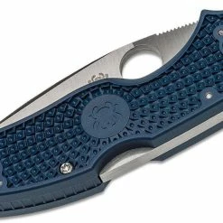 Spyderco Knives Spyderco Native 5 Lightweight Knife 2.95" CPM-SPY27 Satin Plain Blade, Cobalt Blue Handles 9 Spyderco Knives Spyderco Native 5 Lightweight Knife 2.95