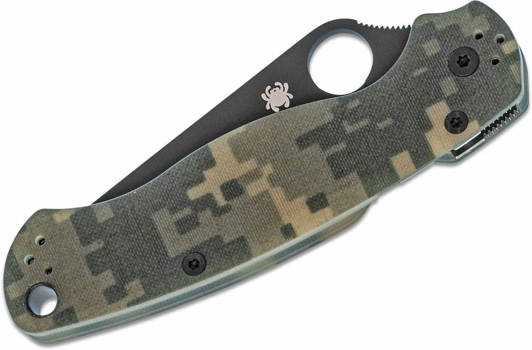 Spyderco Knives Spyderco Paramilitary 2 Knife S30V Digital Camo Handles - C81GPCMOBK2 5 Spyderco Knives Spyderco Paramilitary 2 Knife S30V Digital Camo Handles - C81GPCMOBK2