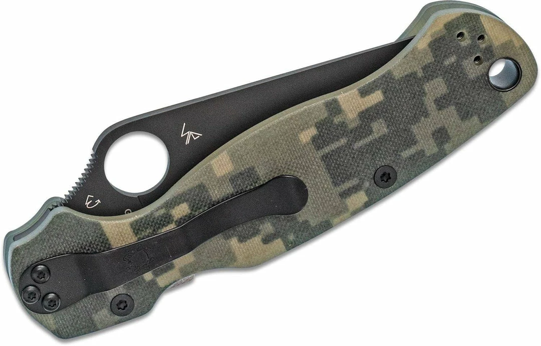 Spyderco Knives Spyderco Paramilitary 2 Knife S30V Digital Camo Handles - C81GPCMOBK2 6 Spyderco Knives Spyderco Paramilitary 2 Knife S30V Digital Camo Handles - C81GPCMOBK2