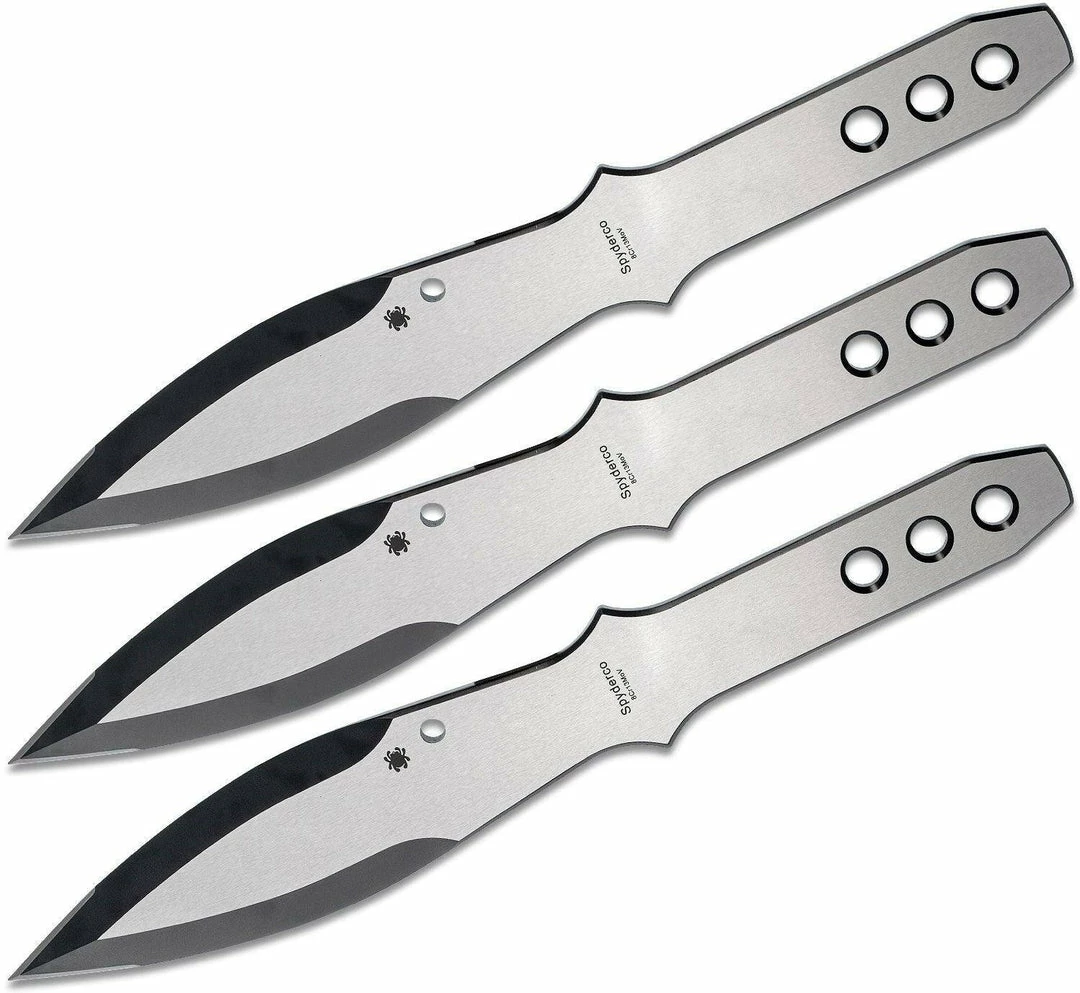 Spyderco Knives Spyderco SpyderThrowers Large TK01LG 11.07" Set Of 3 Throwing Knives 4 Spyderco Knives Spyderco SpyderThrowers Large TK01LG 11.07" Set Of 3 Throwing Knives