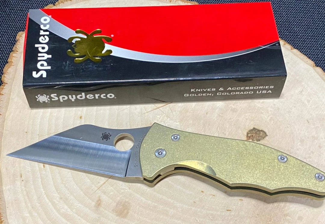 Spyderco Knives Spyderco Yojimbo 2 Custom Folding Knife 3.2" S30V Titanium Handles 3 Spyderco Knives Spyderco Yojimbo 2 Custom Folding Knife 3.2" S30V Titanium Handles