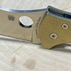 Spyderco Knives Spyderco Yojimbo 2 Custom Folding Knife 3.2" S30V Titanium Handles 8 Spyderco Knives Spyderco Yojimbo 2 Custom Folding Knife 3.2