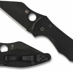 Spyderco Yojimbo 2 Folding Knife 3.2" Black DLC - C85GPBBK2 Spyderco Knives 12 Spyderco Yojimbo 2 Folding Knife 3.2