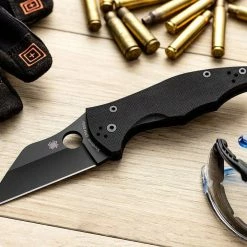 Spyderco Yojimbo 2 Folding Knife 3.2" Black DLC - C85GPBBK2 Spyderco Knives 13 Spyderco Yojimbo 2 Folding Knife 3.2