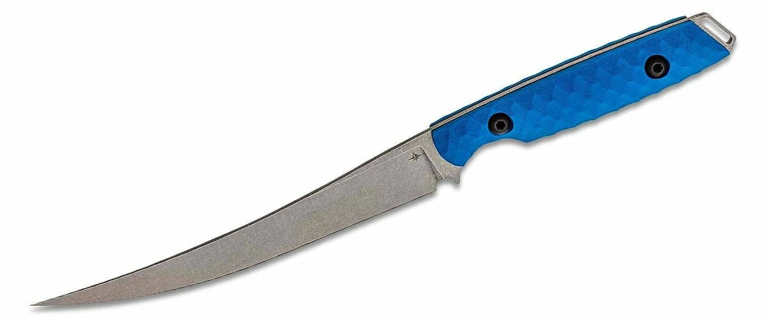 TOOR KNIVES Toor Avalon Fillet Knife 6" CPM-154 Stonewashed Fillet, Leviathan Blue G10 Handles 4 TOOR KNIVES Toor Avalon Fillet Knife 6" CPM-154 Stonewashed Fillet, Leviathan Blue G10 Handles