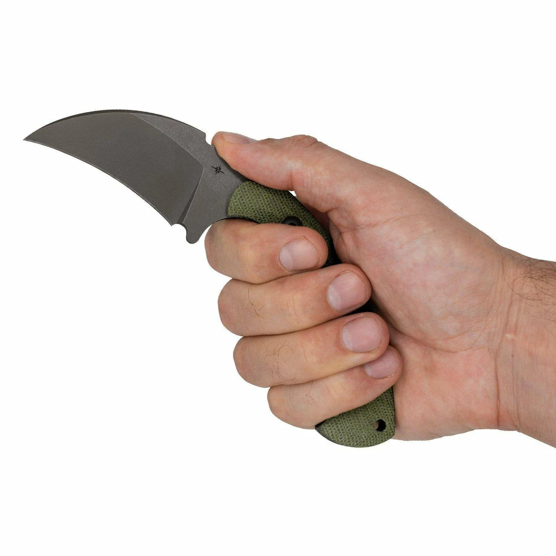 TOOR KNIVES Toor Karsumba Karambit Knife Burlap Green (USA) 7 TOOR KNIVES Toor Karsumba Karambit Knife Burlap Green (USA)