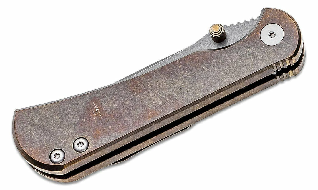 TOOR KNIVES Toor Merchant FL35S Folding Knife 3.5" CPM-S35VN - Bronze 4 TOOR KNIVES Toor Merchant FL35S Folding Knife 3.5" CPM-S35VN - Bronze