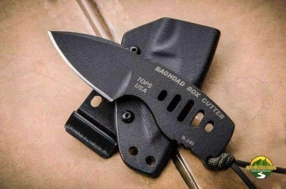 TOPS KNIVES All Knife Brands TOPS Baghdad Box Cutter Knife 6 TOPS KNIVES All Knife Brands TOPS Baghdad Box Cutter Knife