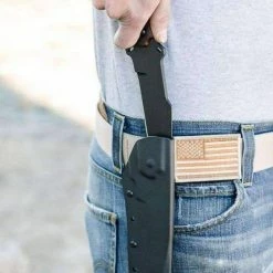 TOPS KNIVES All Knife Brands TOPS Black Heat (Marine Heat) Knife