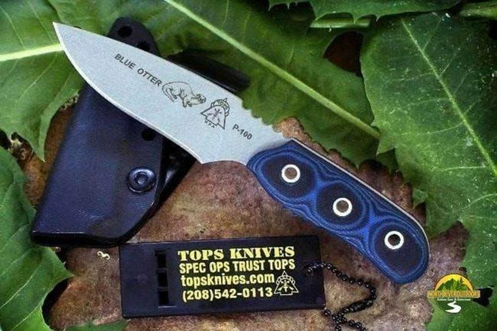 TOPS KNIVES TOPS Blue Otter Knife All Knife Brands 3 TOPS KNIVES TOPS Blue Otter Knife All Knife Brands