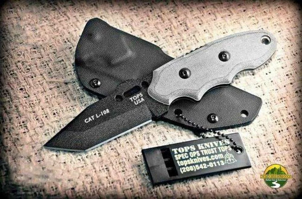 TOPS KNIVES All Knife Brands TOPS C.A.T. 203 Knife - Tanto Point 5 TOPS KNIVES All Knife Brands TOPS C.A.T. 203 Knife - Tanto Point