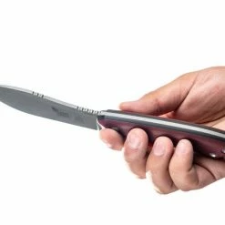 TOPS KNIVES All Knife Brands TOPS CPCKFE-01 Camp Creek Fire Edition Tumbled S35VN Red Black G10 Fixed Blade