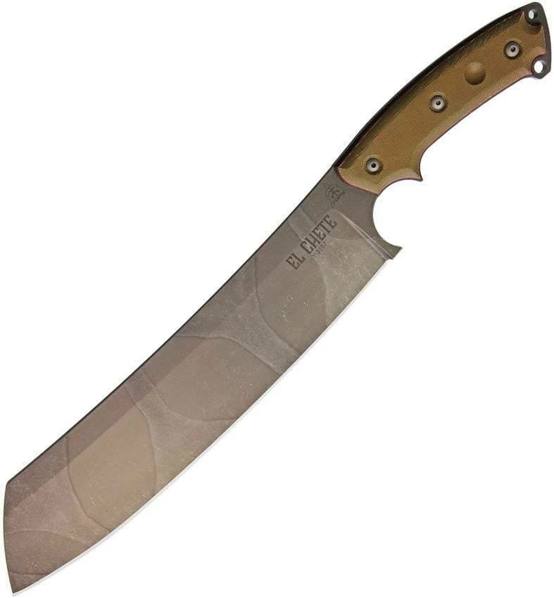 TOPS Knives El Chete With Camo Finish Blade 3 TOPS Knives El Chete With Camo Finish Blade